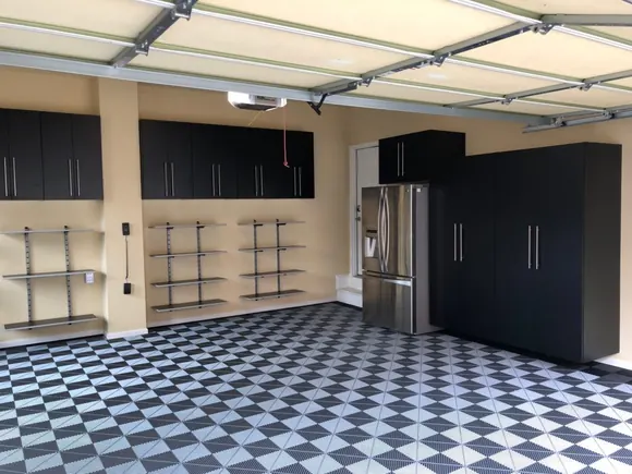 Black Garage Cabinets