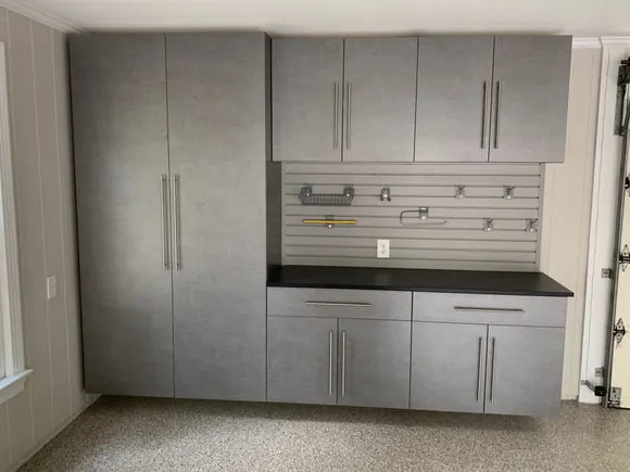 Garage Cabinets With Slat Wall