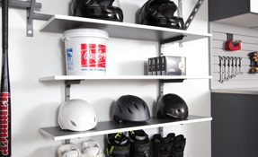 professionally designed and installed garage storage service