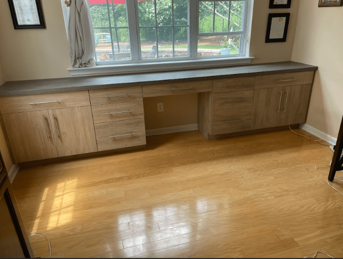 Custom-Built-In-Office-Space For Your Garage