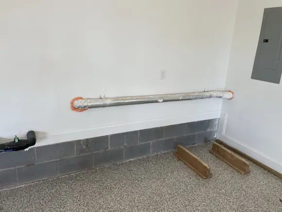 Exhaust Pipe Before We Begin The Custom Cabinet Installation For Concealment
