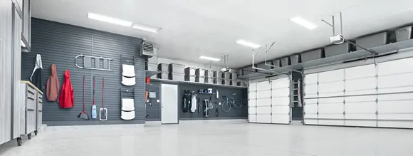 Custom Garage Flooring And Garage Shelving